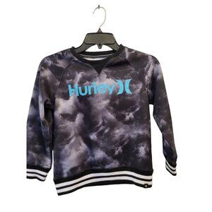 Hurley Boys Space Dye Tie Dye Pullover Sweatshirt, size 7
